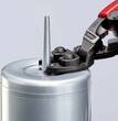 KNIPEX KNIPEX 72 62 200 High Leverage Flush Cutter for soft metal and plastic with slim multi-component grips black atramentized