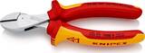 KNIPEX KNIPEX 73 06 160 SB X-Cut® Compact Diagonal Cutter high lever transmission insulated with multi-component grips, VDE-test