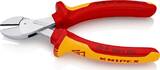 KNIPEX KNIPEX 73 06 160 SB X-Cut® Compact Diagonal Cutter high lever transmission insulated with multi-component grips, VDE-test