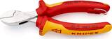 KNIPEX KNIPEX 73 06 160 T BK X-Cut® Pince coupante de côté isolées avec gaines bi-matière, homologuées VDE ; avec œillet de fixa
