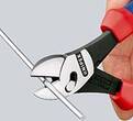 KNIPEX KNIPEX 73 72 180 BK TwinForce® High Performance Diagonal Cutters with multi-component grips black atramentized 180 mm (se