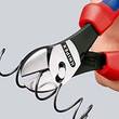 KNIPEX KNIPEX 73 72 180 BK TwinForce® High Performance Diagonal Cutters with multi-component grips black atramentized 180 mm (se