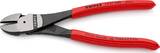KNIPEX KNIPEX 74 01 200 SB High Leverage Diagonal Cutter plastic coated black atramentized 200 mm (self-service card/blister)