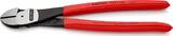 KNIPEX KNIPEX 74 01 250 High Leverage Diagonal Cutter plastic coated black atramentized 250 mm
