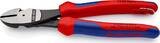 KNIPEX KNIPEX 74 02 200 T High Leverage Diagonal Cutter with multi-component grips, with integrated tether attachment point for