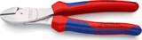 KNIPEX KNIPEX 74 05 200 SB High Leverage Diagonal Cutter with multi-component grips chrome-plated 200 mm (self-service card/blis