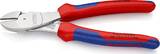KNIPEX KNIPEX 74 05 200 SB High Leverage Diagonal Cutter with multi-component grips chrome-plated 200 mm (self-service card/blis