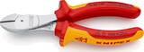 KNIPEX KNIPEX 74 06 160 SB High Leverage Diagonal Cutter insulated with multi-component grips, VDE-tested chrome-plated 160 mm (