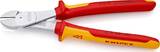 KNIPEX KNIPEX 74 06 250 Pince coupante de côté à forte démultiplication isolées par gaines bi-matière, certifiées VDE chromée 25