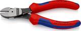 KNIPEX KNIPEX 74 12 160 High Leverage Diagonal Cutter with multi-component grips black atramentized 160 mm