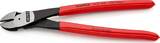 KNIPEX KNIPEX 74 21 250 High Leverage Diagonal Cutter plastic coated black atramentized 250 mm