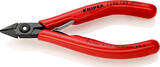 KNIPEX KNIPEX 75 02 125 Electronics Diagonal Cutter with plastic grips burnished 125 mm
