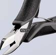 KNIPEX KNIPEX 77 02 115 ESD Electronics Diagonal Cutter ESD with multi-component grips 115 mm