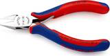 KNIPEX KNIPEX 77 42 130 Electronics Diagonal Cutter with multi-component grips 130 mm