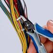 KNIPEX KNIPEX 79 02 125 S1 Pince coupante de côté pour l’électronique de précision par ex., pour ouvrir les colliers de câbles e