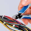 KNIPEX KNIPEX 79 02 125 S1 Pince coupante de côté pour l’électronique de précision par ex., pour ouvrir les colliers de câbles e