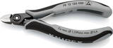KNIPEX KNIPEX 79 12 125 ESD Precision Electronics Side Cutter ESD with multi-component grips burnished 125 mm