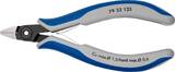 KNIPEX KNIPEX 79 32 125 Precision Electronics Diagonal Cutter with multi-component grips burnished 125 mm