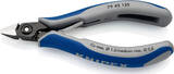 KNIPEX KNIPEX 79 42 125 Precision Electronics Diagonal Cutter with multi-component grips burnished 125 mm