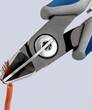 KNIPEX KNIPEX 79 52 125 Precision Electronics Diagonal Cutter with multi-component grips burnished 125 mm