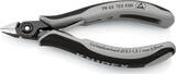 KNIPEX KNIPEX 79 62 125 ESD Precision Electronics Side Cutter ESD with multi-component grips burnished 125 mm