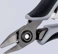 KNIPEX KNIPEX 79 62 125 ESD Precision Electronics Side Cutter ESD with multi-component grips burnished 125 mm