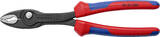 KNIPEX KNIPEX 82 02 200 TwinGrip Pince multiprise frontale avec gaines bi-matière noire atramentisée 200 mm