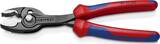 KNIPEX KNIPEX 82 02 200 TwinGrip Pince multiprise frontale avec gaines bi-matière noire atramentisée 200 mm