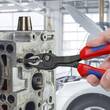 KNIPEX KNIPEX 82 02 200 SB TwinGrip Pince multiprise frontale avec gaines bi-matière noire atramentisée 200 mm