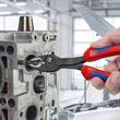 KNIPEX KNIPEX 82 02 200 SB TwinGrip Pince multiprise frontale avec gaines bi-matière noire atramentisée 200 mm