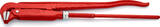 KNIPEX KNIPEX 83 10 020 Clé serre-tubes 90° revêtement poudre, rouge 560 mm
