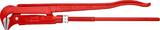 KNIPEX KNIPEX 83 10 020 Clé serre-tubes 90° revêtement poudre, rouge 560 mm