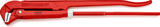 KNIPEX KNIPEX 83 10 030 Pipe Wrench 90° red powder-coated 650 mm