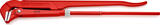 KNIPEX KNIPEX 83 10 040 Clé serre-tubes 90° revêtement poudre, rouge 750 mm