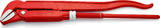 KNIPEX KNIPEX 83 20 015 Pipe Wrench 45° red powder-coated 430 mm