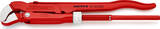 KNIPEX KNIPEX 83 30 005 Pipe Wrench S-Type red powder-coated 245 mm