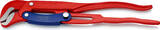 KNIPEX KNIPEX 83 60 015 Pipe Wrench S-Type with fast adjustment red powder-coated 420 mm