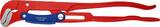 KNIPEX KNIPEX 83 60 020 Pipe Wrench S-Type with fast adjustment red powder-coated 560 mm