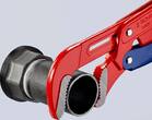 KNIPEX KNIPEX 83 60 020 Pipe Wrench S-Type with fast adjustment red powder-coated 560 mm