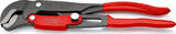 KNIPEX KNIPEX 83 61 010 Clé serre-tubes en S avec réglage rapide gainées en plastique à revêtement poudre gris 330 mm