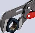 KNIPEX KNIPEX 83 61 015 Clé serre-tubes en S avec réglage rapide gainées en plastique à revêtement poudre gris 420 mm