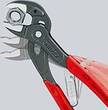 KNIPEX KNIPEX 85 01 250 SB SmartGrip® Water Pump Pliers with automatic adjustment with non-slip plastic coating grey atramentize