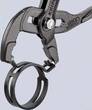 KNIPEX KNIPEX 85 51 180 A Spring Hose Clamp Pliers with non-slip plastic coating grey atramentized 180 mm