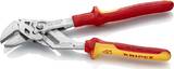 KNIPEX KNIPEX 86 06 250 SB Pince-clé pince et clé à la fois isolées par gaines bi-matière, certifiées VDE chromée 250 mm (carte