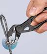 KNIPEX KNIPEX 87 00 100 Cobra® XS Pipe Wrench and Water Pump Pliers embossed, rough surface grey atramentized 100 mm