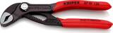 KNIPEX KNIPEX 87 01 125 SB Cobra® High-Tech Water Pump Pliers with non-slip plastic coating grey atramentized 125 mm (self-servi