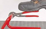 KNIPEX KNIPEX 87 02 180 SB Cobra® High-Tech Water Pump Pliers with multi-component grips grey atramentized 180 mm (self-service