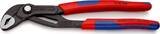 KNIPEX KNIPEX 87 02 250 SB Cobra® Pince multiprise de pointe avec gaines bi-matière minces grise atramentisée 250 mm (carte LS/b