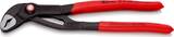 KNIPEX KNIPEX 87 21 250 SB Cobra® QuickSet High-Tech Water Pump Pliers with non-slip plastic coating grey atramentized 250 mm (s