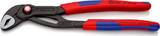 KNIPEX KNIPEX 87 22 250 Cobra® QuickSet High-Tech Water Pump Pliers with slim multi-component grips grey atramentized 250 mm